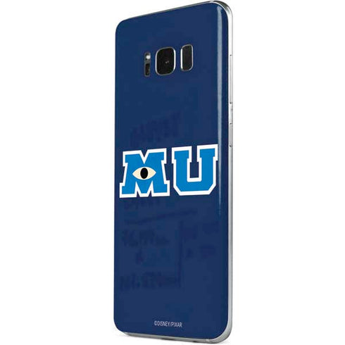 Disney Monsters University MU Logo Galaxy S8 Plus Skin