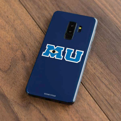 Disney Monsters University MU Logo Galaxy S9 Plus Skin