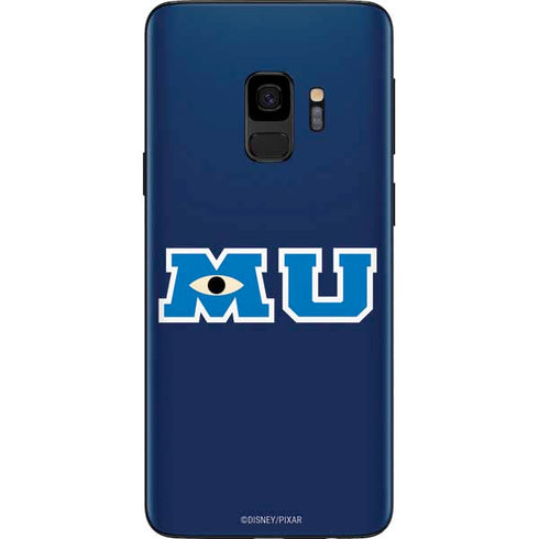 Disney Monsters University MU Logo Galaxy S9 Skin