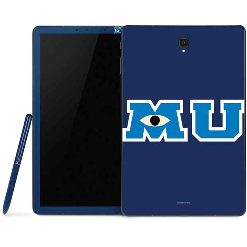 Disney Monsters University MU Logo Samsung Galaxy Tab Skin