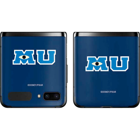 Disney Monsters University MU Logo Galaxy Z Flip Skin