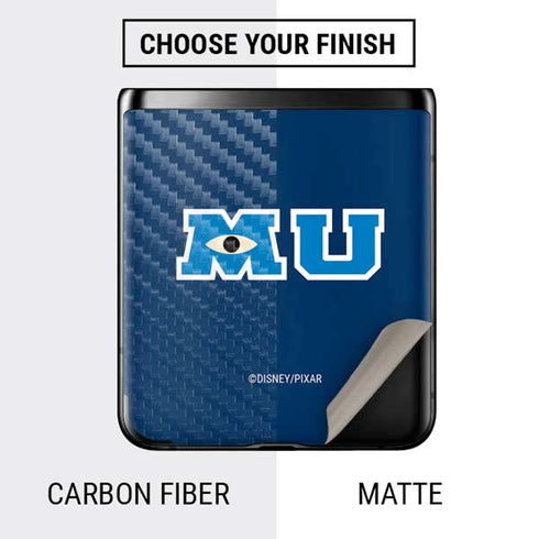 Disney Monsters University MU Logo Galaxy Z Flip Skin
