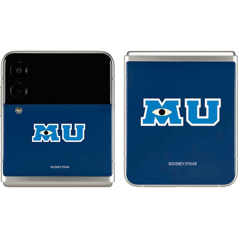 Disney Monsters University MU Logo Galaxy Z Flip3 5G Skin