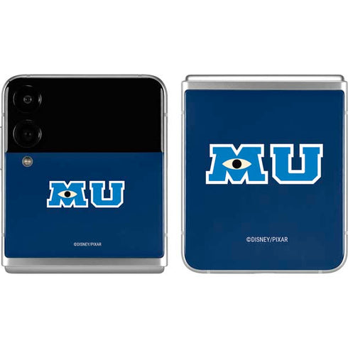 Disney Monsters University MU Logo Galaxy Z Flip4 5G Skin