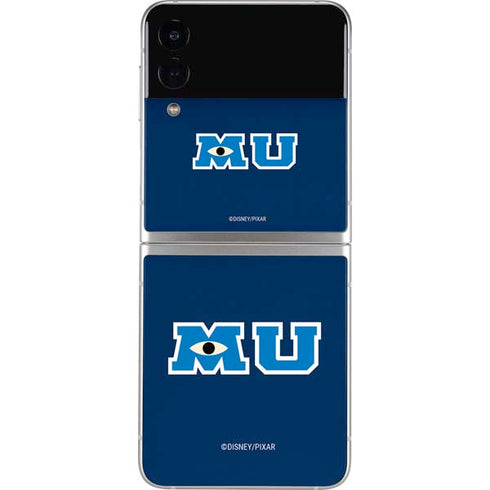 Disney Monsters University MU Logo Galaxy Z Flip4 5G Skin