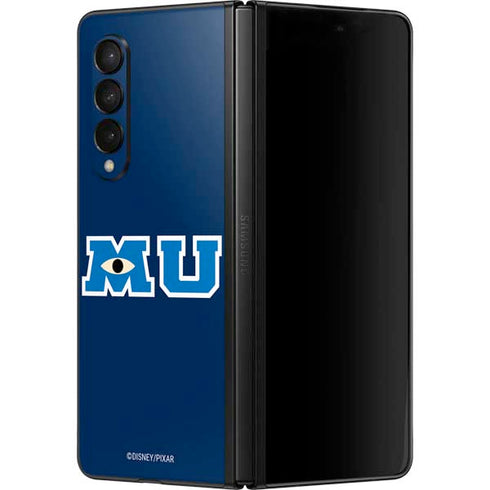 Disney Monsters University MU Logo Galaxy Z Fold3 5G Skin