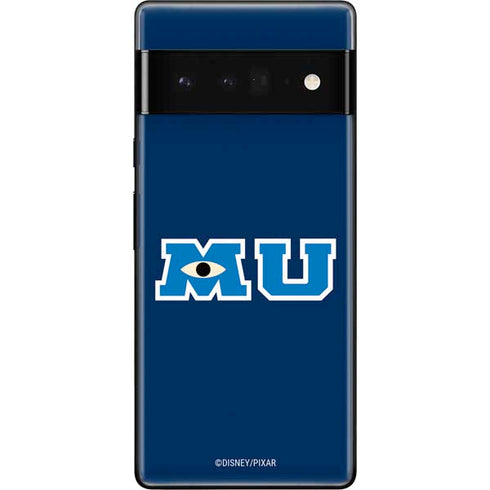 Disney Monsters University MU Logo Google Pixel 6 Pro Skin