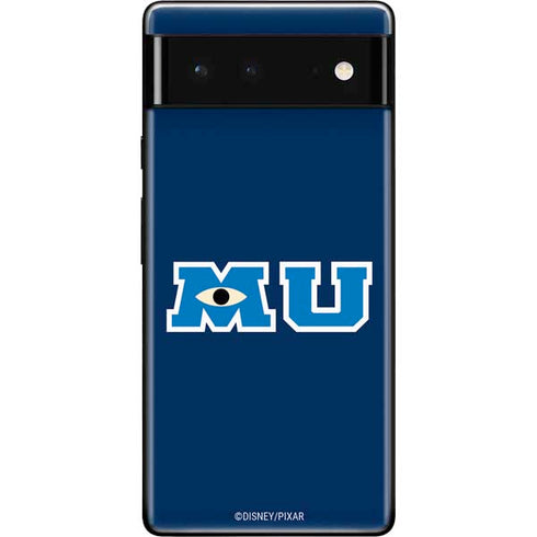 Disney Monsters University MU Logo Google Pixel 6 Skin