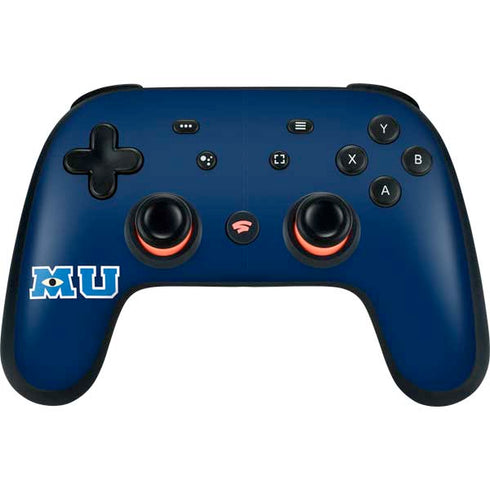 Disney Monsters University MU Logo Google Stadia Controller Skin