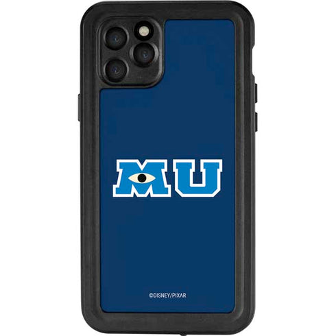 Disney Monsters University MU Logo iPhone 11 Pro Waterproof Case