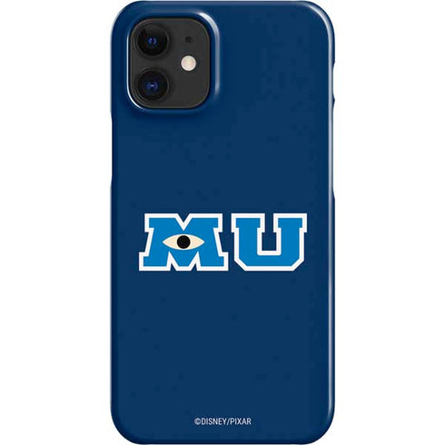 Disney Monsters University MU Logo iPhone 12 Mini Lite Case