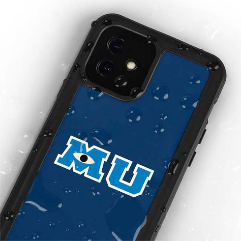 Disney Monsters University MU Logo iPhone 12 Mini Waterproof Case
