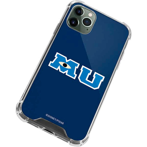 Disney Monsters University MU Logo iPhone 12 Pro Max Clear Case