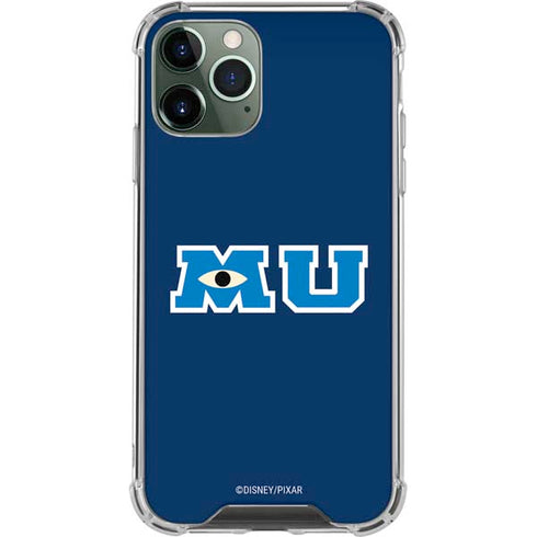 Disney Monsters University MU Logo iPhone 12 Pro Max Clear Case