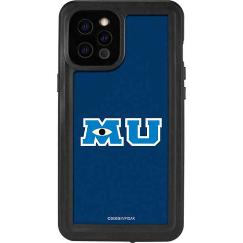 Disney Monsters University MU Logo iPhone 12 Pro Max Waterproof Case