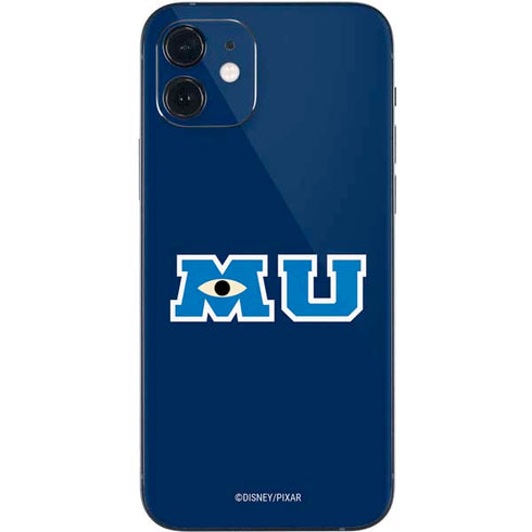 Disney Monsters University MU Logo iPhone 12 Skin