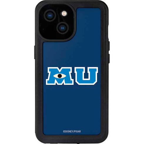 Disney Monsters University MU Logo iPhone 13 Mini Waterproof Case