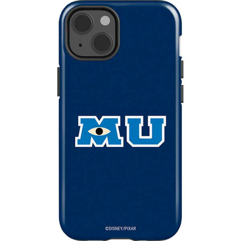 Disney Monsters University MU Logo iPhone 14 Impact Case