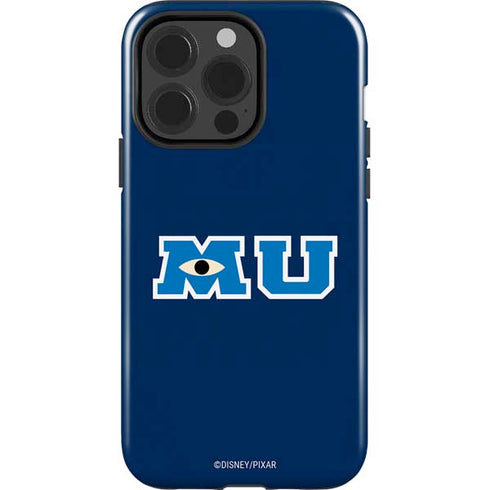 Disney Monsters University MU Logo iPhone 14 Pro Impact Case