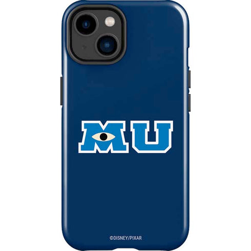Disney Monsters University MU Logo iPhone 15 Impact Case