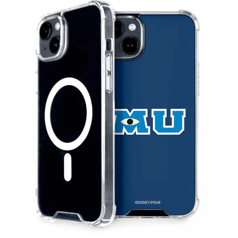 Disney Monsters University MU Logo iPhone 15 Plus MagSafe Case