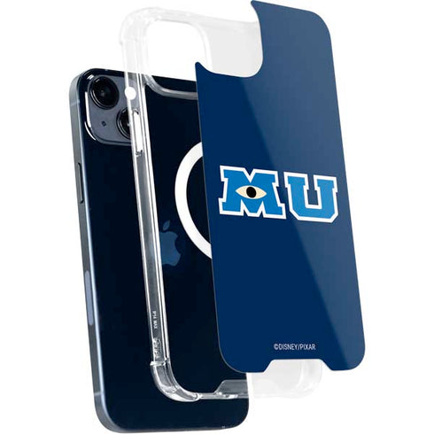 Disney Monsters University MU Logo iPhone 15 Plus MagSafe Case