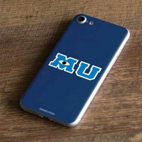 Disney Monsters University MU Logo iPhone 8 Skin