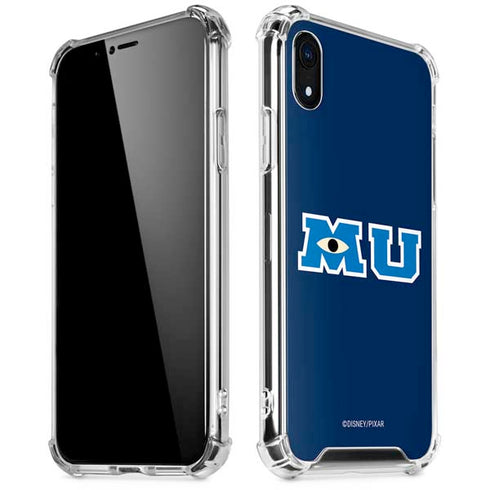Disney Monsters University MU Logo iPhone XR Clear Case