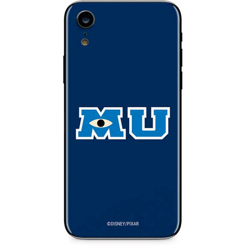 Disney Monsters University MU Logo iPhone XR Skin