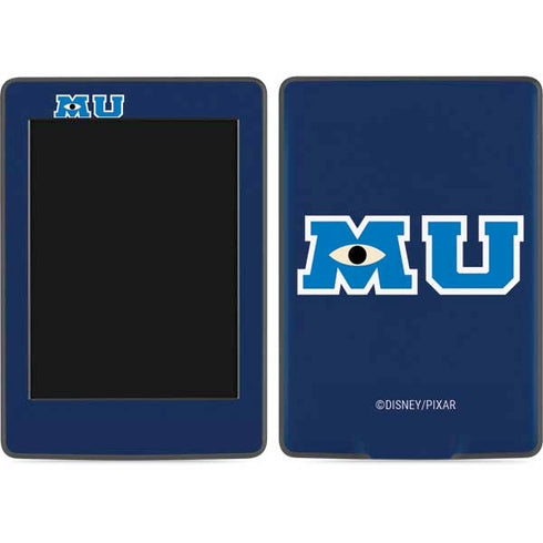 Disney Monsters University MU Logo Amazon Kindle Skin