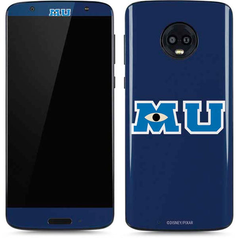 Disney Monsters University MU Logo Moto G6 Skin