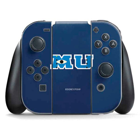 Disney Monsters University MU Logo Nintendo Switch (2017-2021) Joy-Con Controller Skin