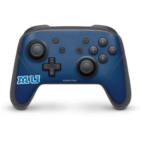 Disney Monsters University MU Logo Nintendo Switch Pro Controller Skin