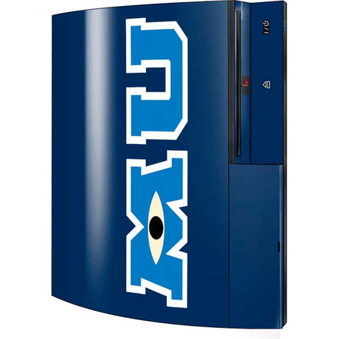 Disney Monsters University MU Logo Playstation 3 & PS3 Skin