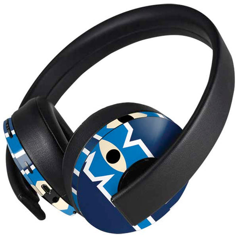Disney Monsters University MU Logo PlayStation 4 Gold Wireless Headset Skin