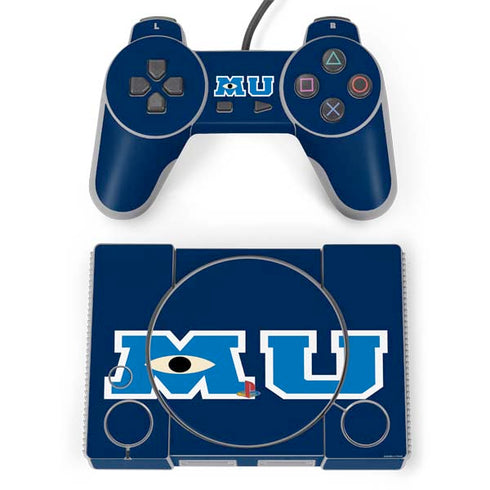Disney Monsters University MU Logo PlayStation Classic Bundle Skin
