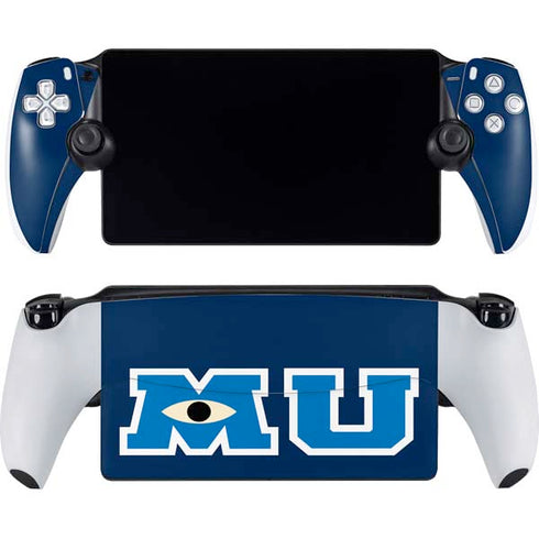 Disney Monsters University MU Logo PlayStation Portal Remote Player Skin