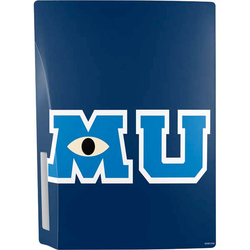 Disney Monsters University MU Logo PS5 Console Skin