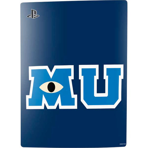 Disney Monsters University MU Logo PS5 Console Skin