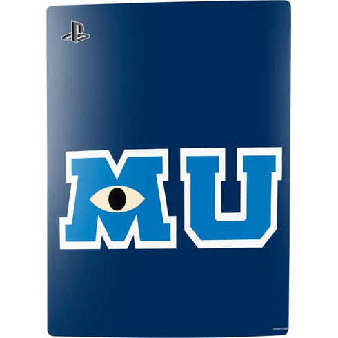 Disney Monsters University MU Logo PS5 Digital Edition Console Skin