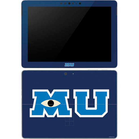 Disney Monsters University MU Logo Surface Go Skin