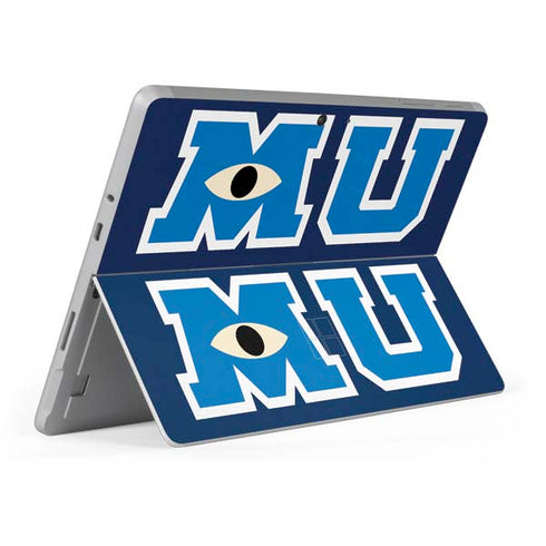 Disney Monsters University MU Logo Surface Go Skin