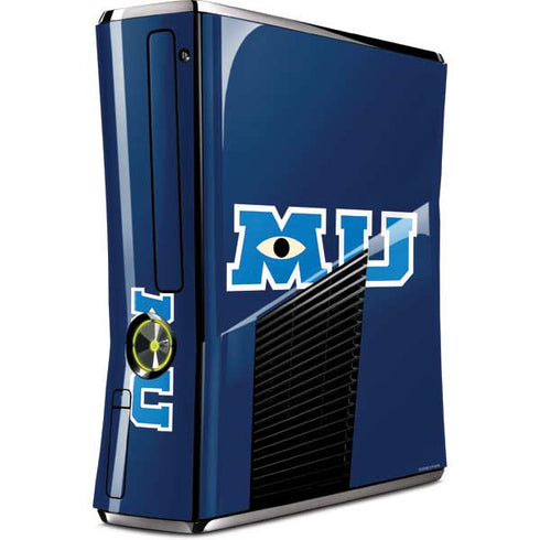 Disney Monsters University MU Logo Xbox 360 Slim (2010) Skin