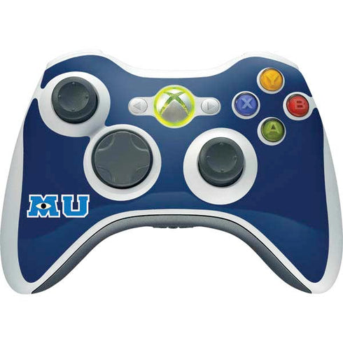 Disney Monsters University MU Logo Xbox 360 Wireless Controller Skin