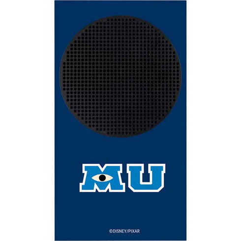 Disney Monsters University MU Logo Xbox Series S Console Skin
