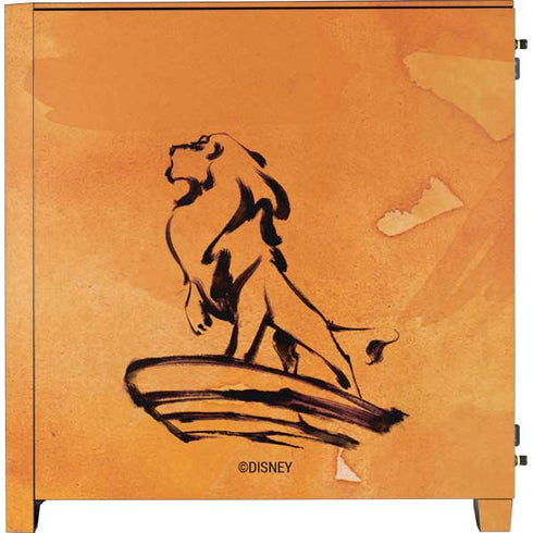 Disney The Lion King Mufasa Water Color Art Corsair 4000D Tempered Glass Mid-Tower ATX Case Skin