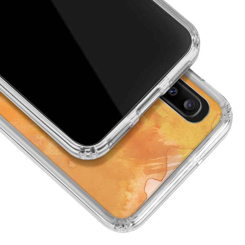 Disney The Lion King Mufasa Water Color Art Galaxy A30 Clear Case