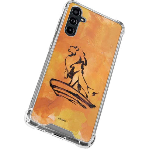 Disney The Lion King Mufasa Water Color Art Galaxy A54 5G Clear Case