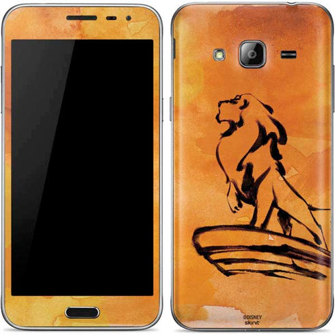 Disney The Lion King Mufasa Water Color Art Galaxy J3 Skin