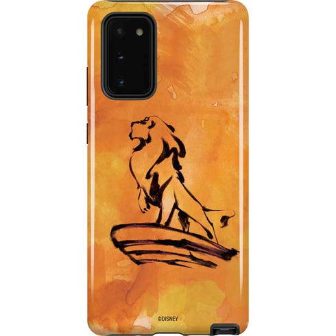 Disney The Lion King Mufasa Water Color Art Galaxy Note20 5G Pro Case